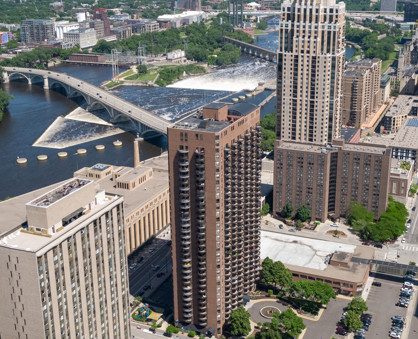 Aerial View Of Buildings at Churchill, Minneapolis, MN, 55401